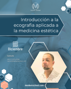 Flyer Introducción a la ecografia aplicada a la medicina estética